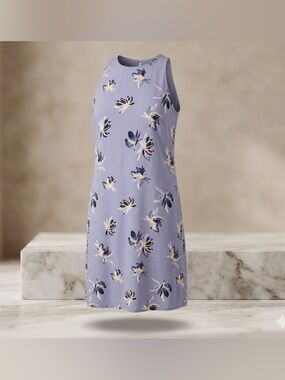 Amour Vert 100% Silk Floral Print Fit & Flare Dress XS | Sustainable Fashion